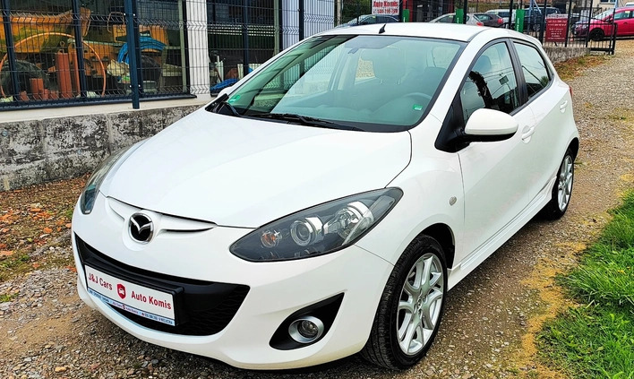 Mazda 2 cena 28999 przebieg: 81500, rok produkcji 2012 z Wieliczka małe 379